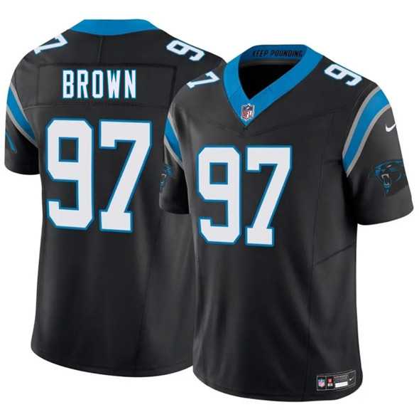 Men & Women & Youth Carolina Panthers #97 Bobby Brown Black 2025 F.U.S.E. Vapor Limited Stitched Jersey,We sell and wholesale Men & Women & Youth Carolina Panthers #97 Bobby Brown Black 2025 F.U.S.E. Vapor Limited Stitched Jersey on line form chian!